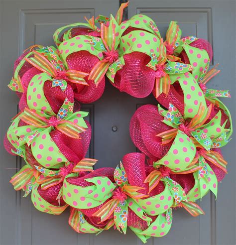 mesh ribbon for wreaths